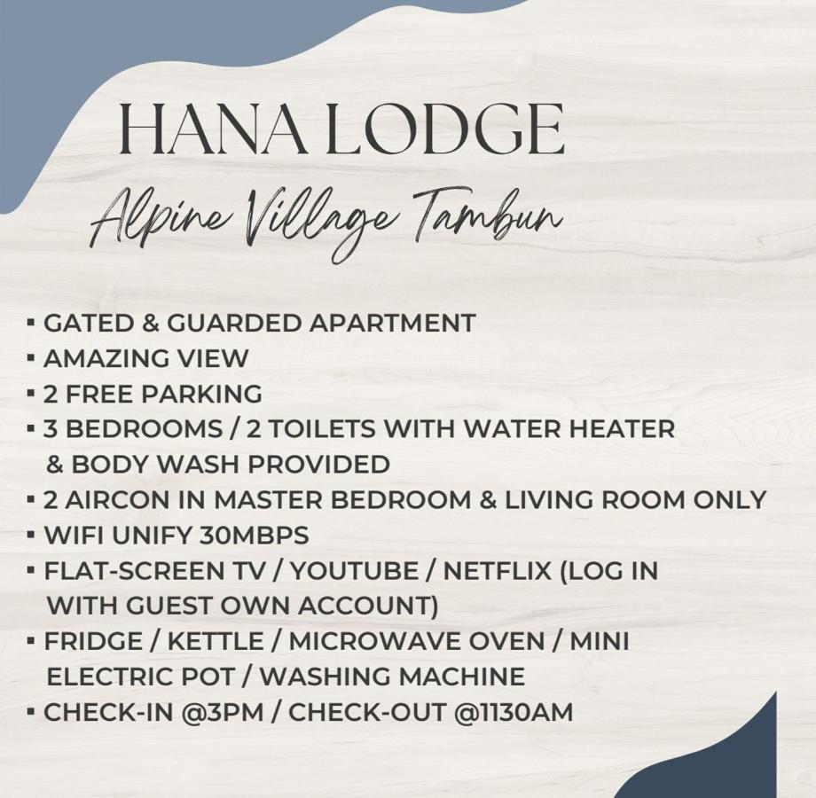 Sunway Alpine Village Near Onsen Lost World Of Tambun Apartment